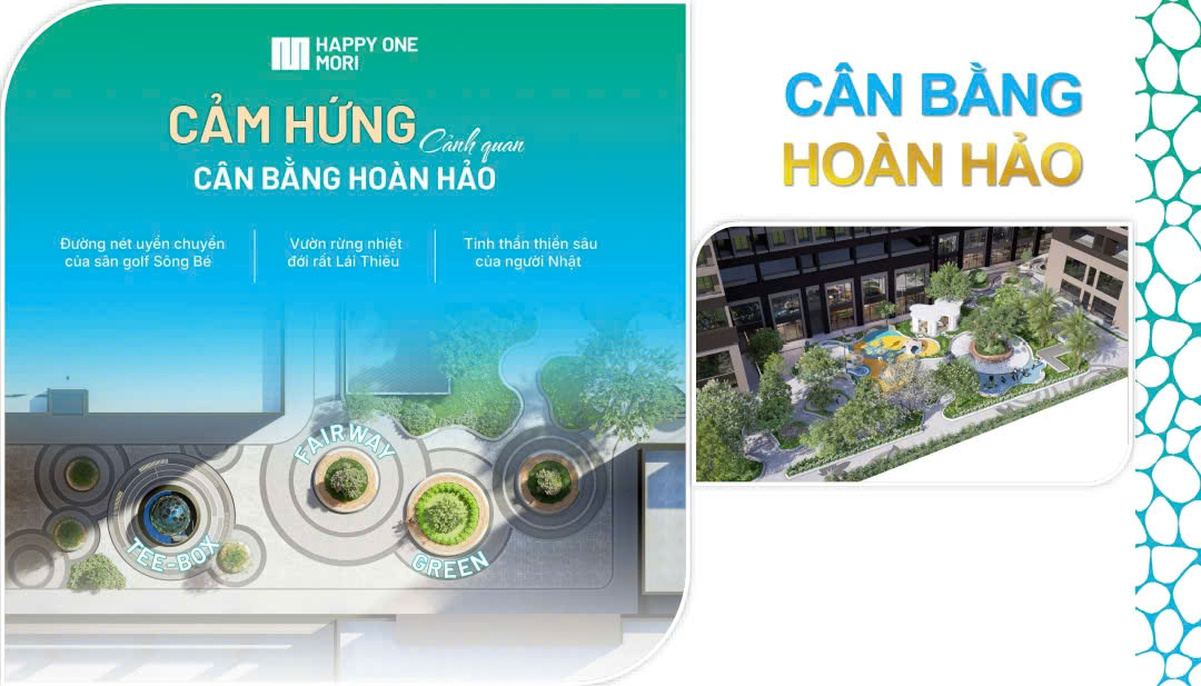 Cảnh quan nội khu - Happy One Mori