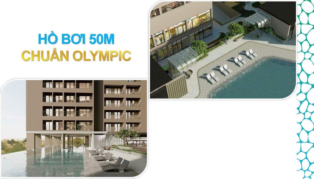 Hồ bơi chuân Olympic - Happy One Mori