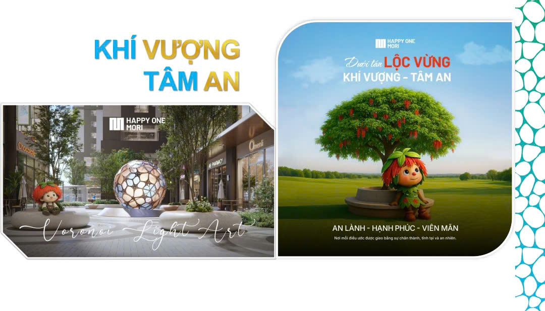 Khí vượng tâm an - Happy One Mori